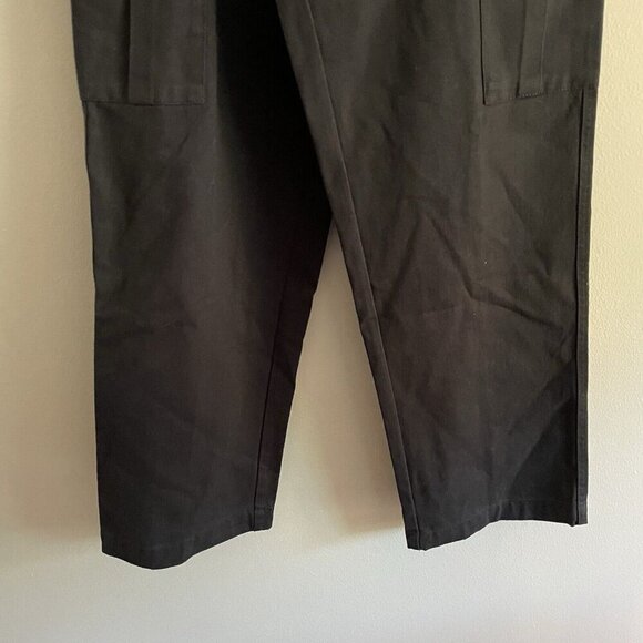 Obey Women 26 Black Grunge 90s Y2K Big Division Embroidered Cargo Pant NWOT - Picture 5 of 14